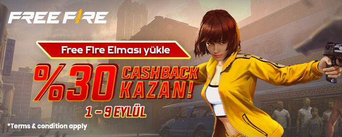 UniPin Turkiye Free Fire Cashback